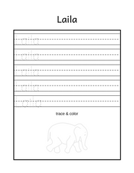 Free Name Tracing Printable