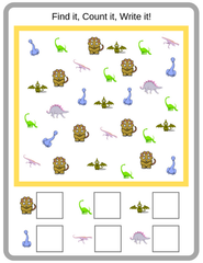 Preschool Counting Worksheets / LifeandHomeschooling