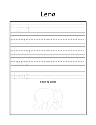 Free Name Tracing Printable