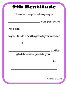 Free Sunday School Printable Activity / Life and Homeschooling