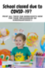 FREE worksheets for prechoolers or kindergarteners