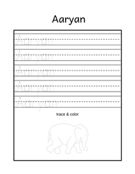 Free Name Tracing Printable