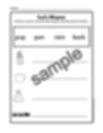 Free Rhyme/Rhyming Printable Activity Worksheet