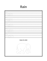 Free name tracing printable