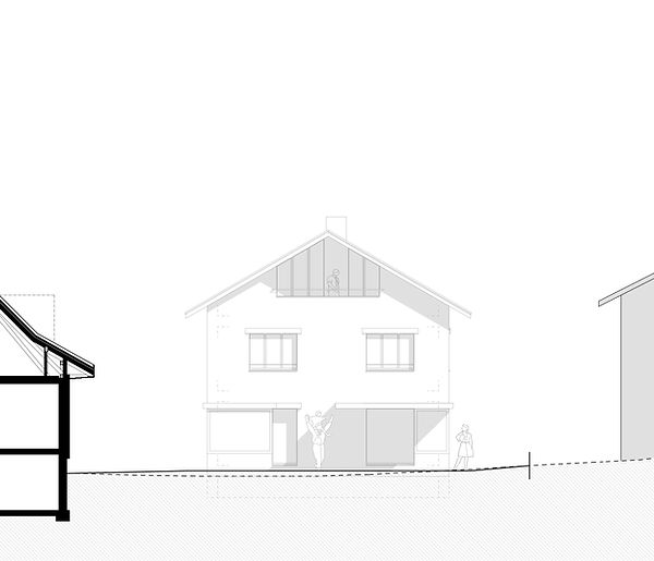 Fassade West.