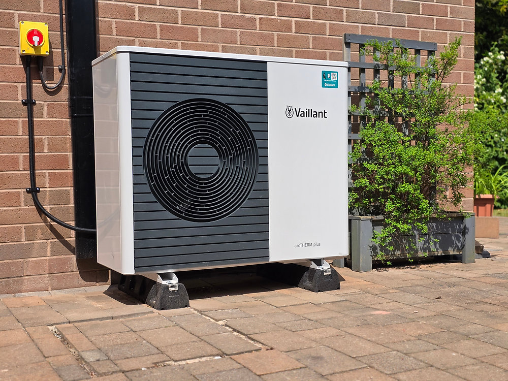 Source Ev Congleton Vaillant air source heat pump installation in Congleton, Cheshire