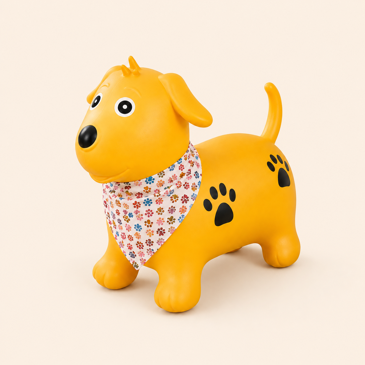 Tan / Yellowish Bouncy Dog Hopper