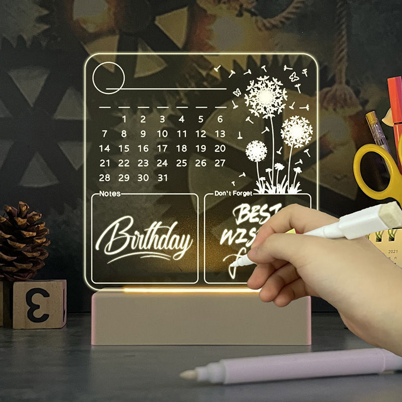 Miniatura: Luminous Acrylic Desk Planner