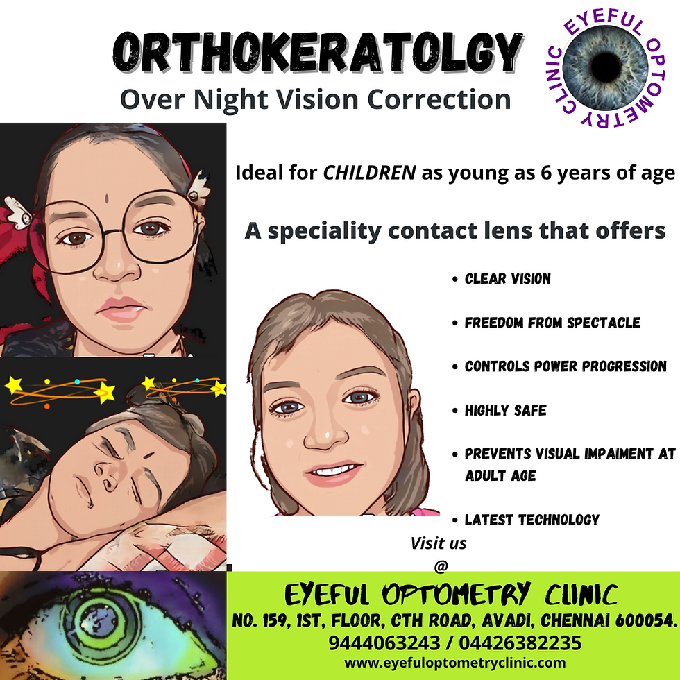 GIFT YOUR CHILD SPECTACLE FREE VISION AND HELP THEM TO CONTROL POWER PROGRESSION/MYOPIA