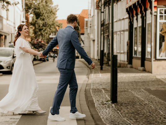 Romantische standesamtliche Trauung in Rheda-Wiedenbrück