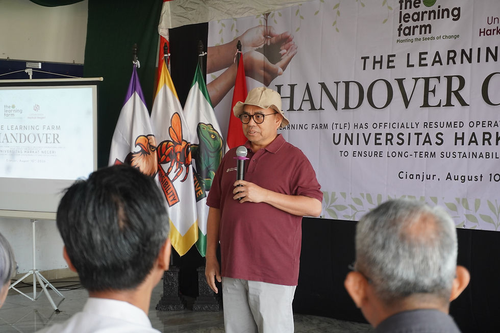Bapak Sudirman Said as New Board Member of The Learning Farm