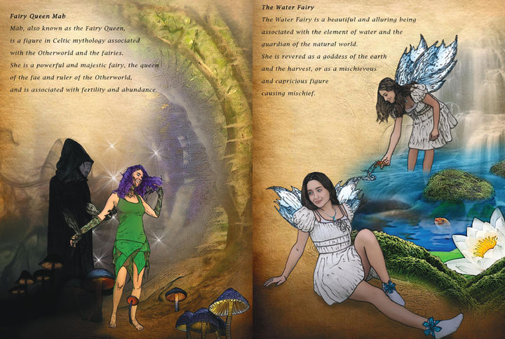 Sample pages from Celtic Deities & Entities by Yoni Danziger – 4