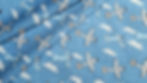 PUL waterproof fabric, Aeroplanes in the sky with white clouds