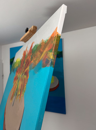 Details des Gemäldes aus der Garden Scenes Serie: „Small Islands – Autumn“