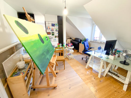 Blick in mein Atelier