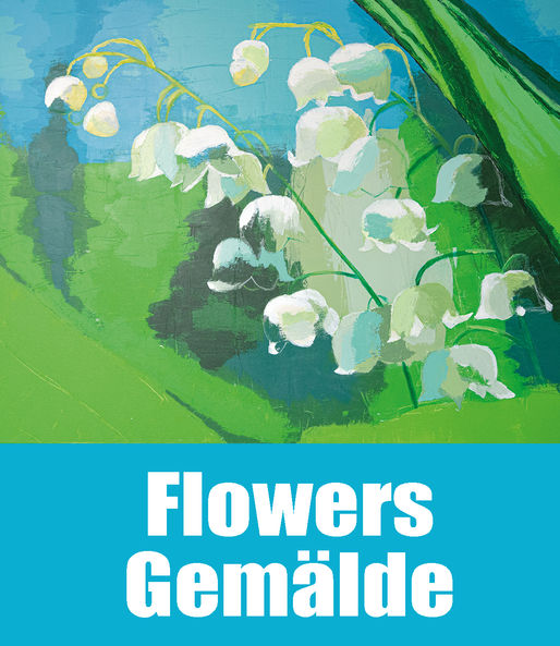 Flower Gemälde Ausstellung