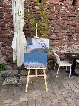 Fotos Ausstellung Blue November
Cafe Flügel Mannheim
Oktober 2025
Staffelei 5