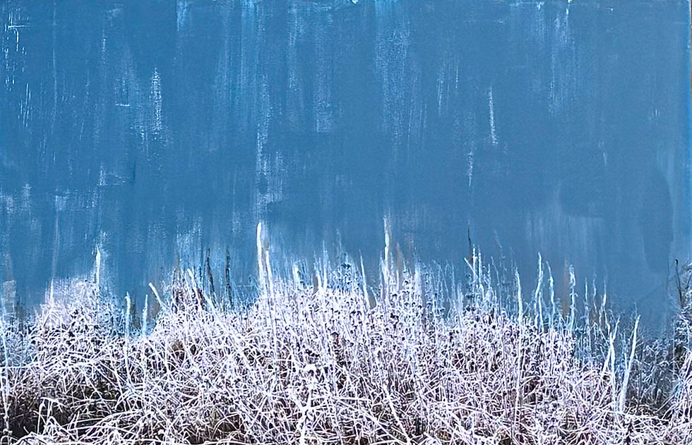 Gemälde aus der Blue November Serie: "Blue November 08"