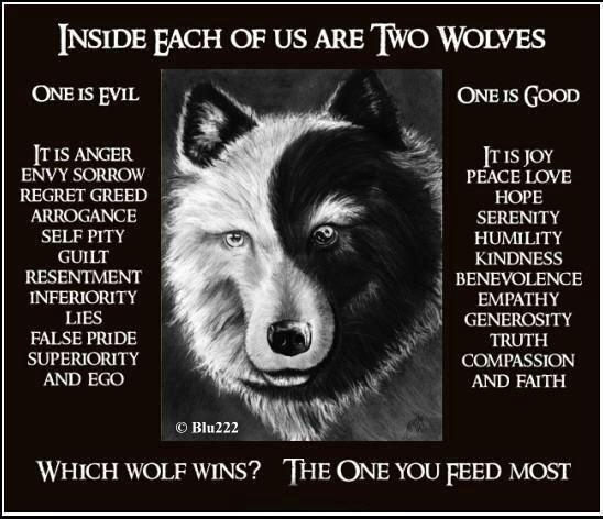 Which wolf do you feed?