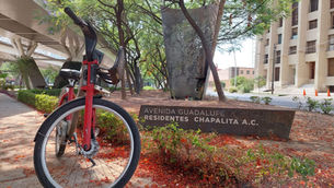 Ciclistas apoyan la ciclovía de Avenida Guadalupe