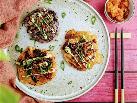 No waste Kimchi pannenkoekjes 