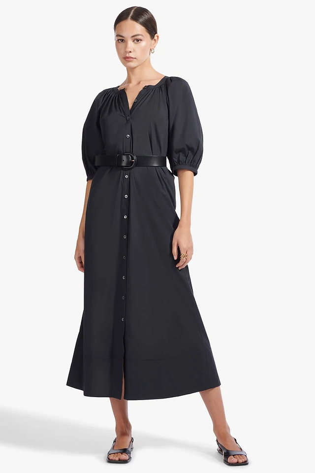 Staud Vincent Dress in Black