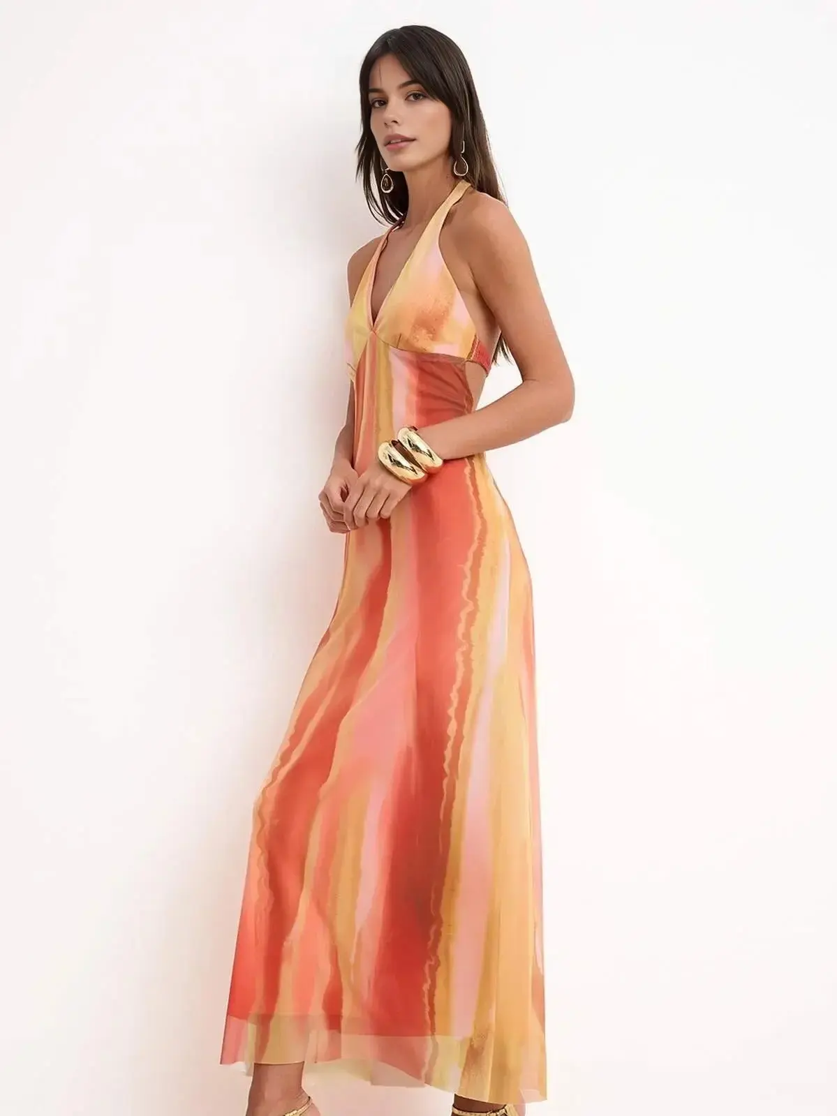 Sunset Dreams Tulle Maxi Dress