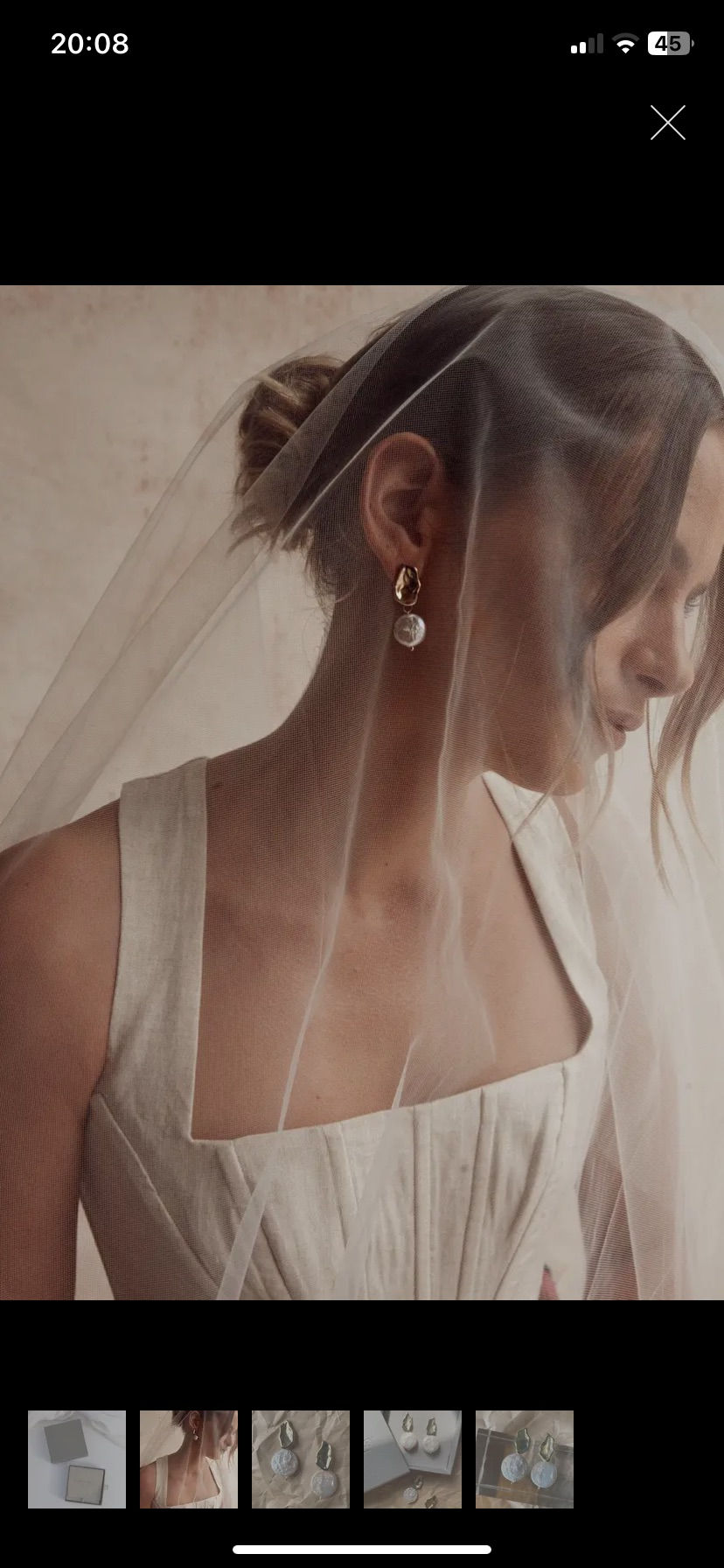 Thumbnail: Emma Pearl Earrings