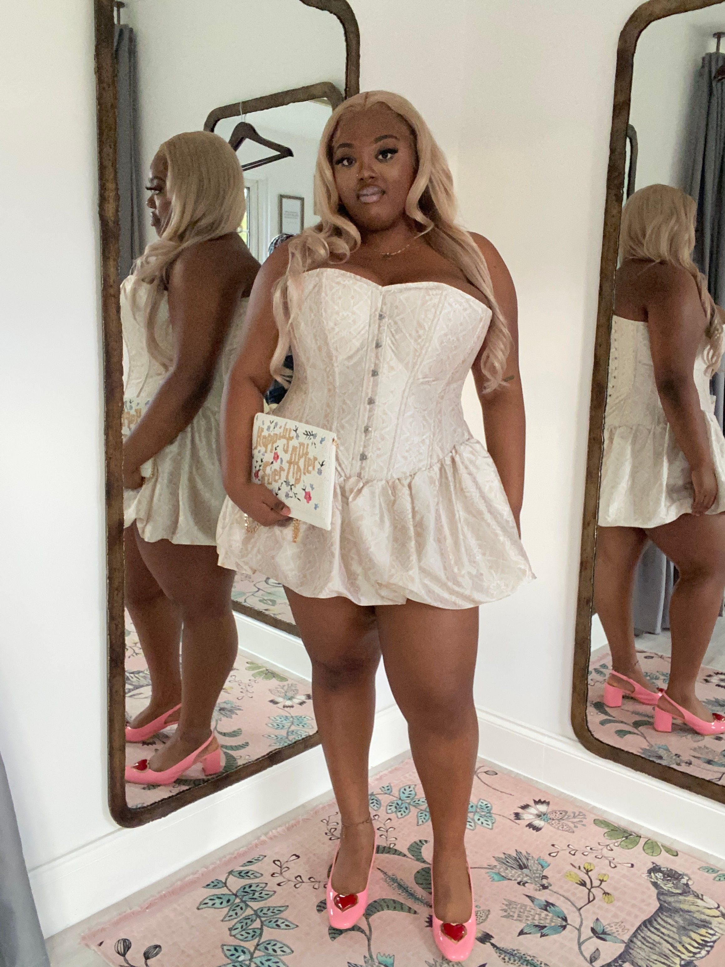 Ila Plus Size Victorian Lace Corset Dress Sample