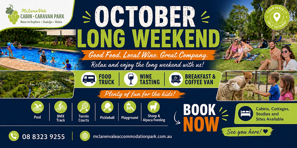 October Long Weekend 2026