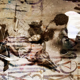 Raphael Mazzucco collaborate with artit Retna
