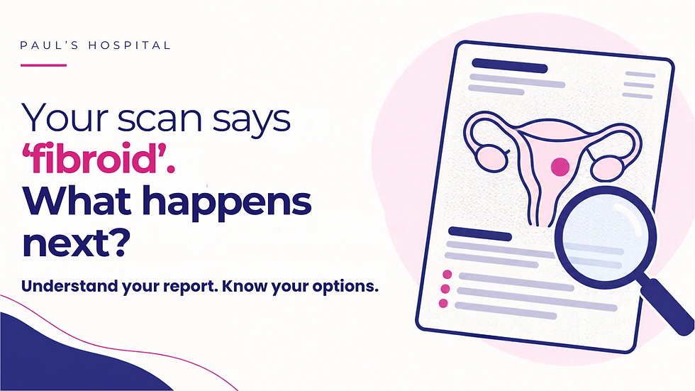 Next steps after Fibroid Diagnosis