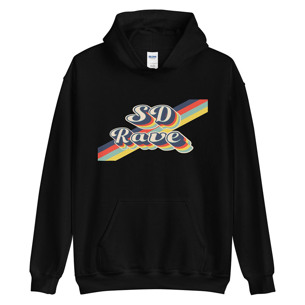 Thumbnail: SD Rave Vintage Pull-over Hoodie
