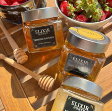 Selection of honey harvests produced by Adel and Aida in Zaghouan