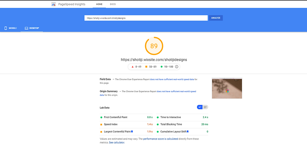 How to check your website's Page Speed