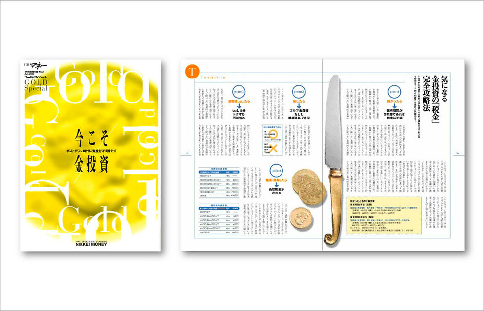 NIKKEI MONEY別冊 アートディレクション+デザイン 日経BP社