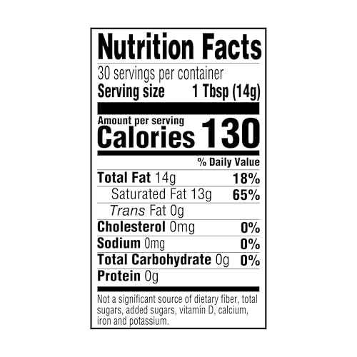 Thumbnail: Amazon Grocery, Organic Refined Coconut Oil, 15 Fl Oz