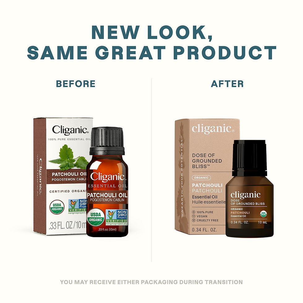 Thumbnail: Cliganic Organic Patchouli Essential Oil - 100% Pure Natural Undiluted, for A...