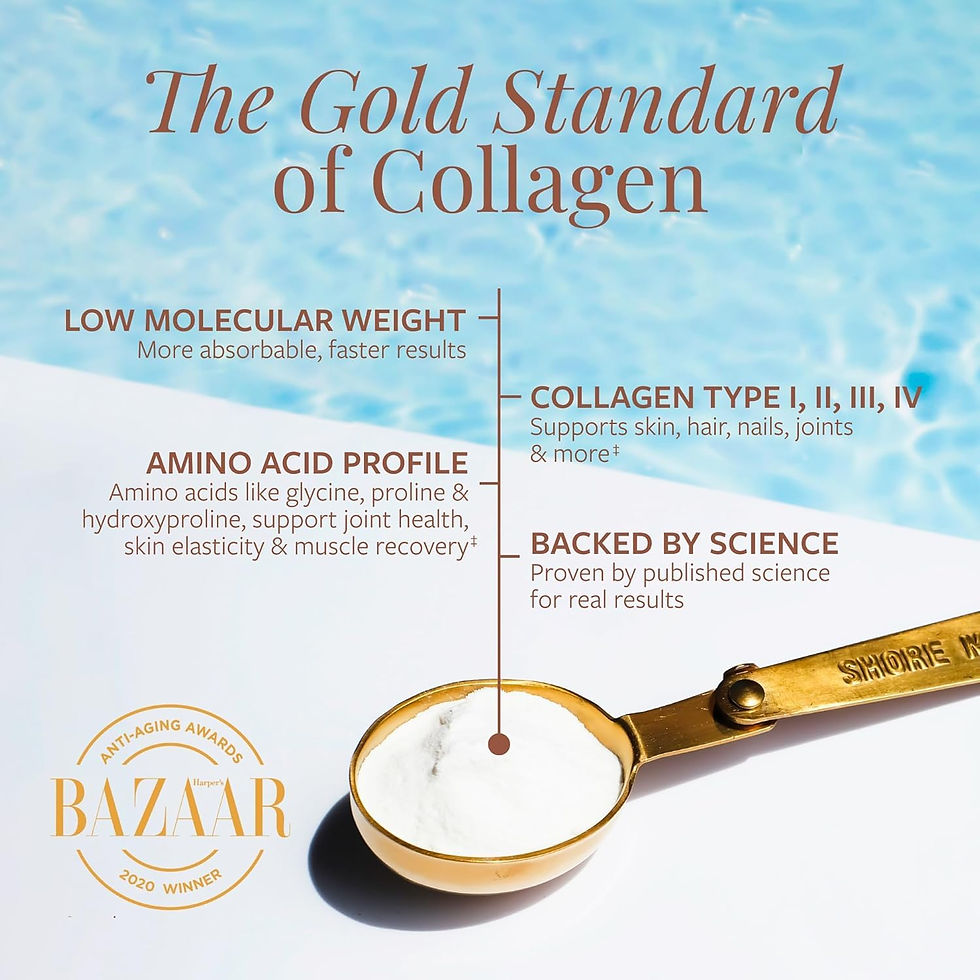 Thumbnail: Shore Magic Premium Marine Collagen Powder Types I-IV | Wild Fish-Sourced, Hy...