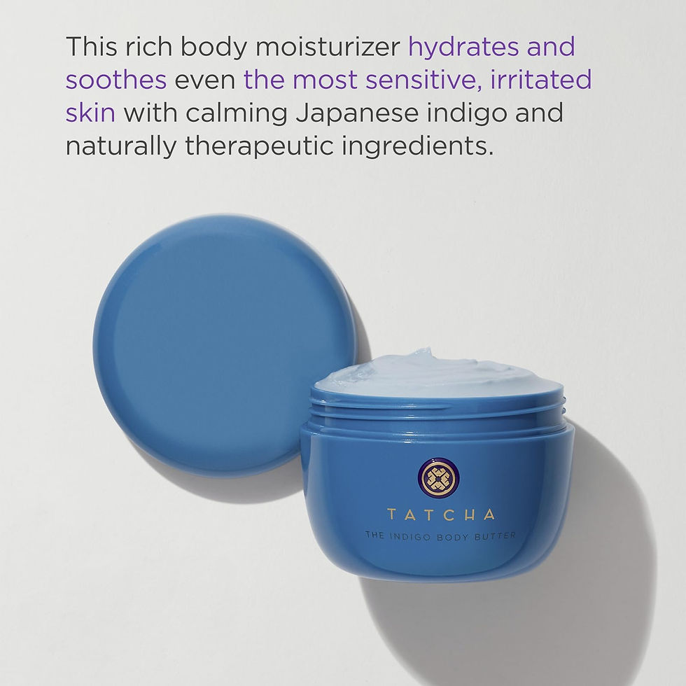 Thumbnail: TATCHA The Indigo Body Butter | Soothing Silk Body Cream for Skin Dryness & E...