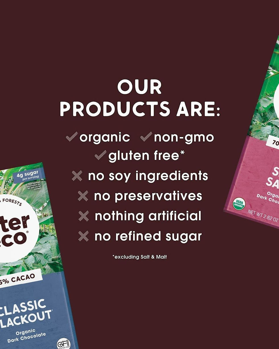 Thumbnail: Alter Eco | Classic Blackout | 85% Pure Dark Cocoa, Fair Trade, Organic, Non-...