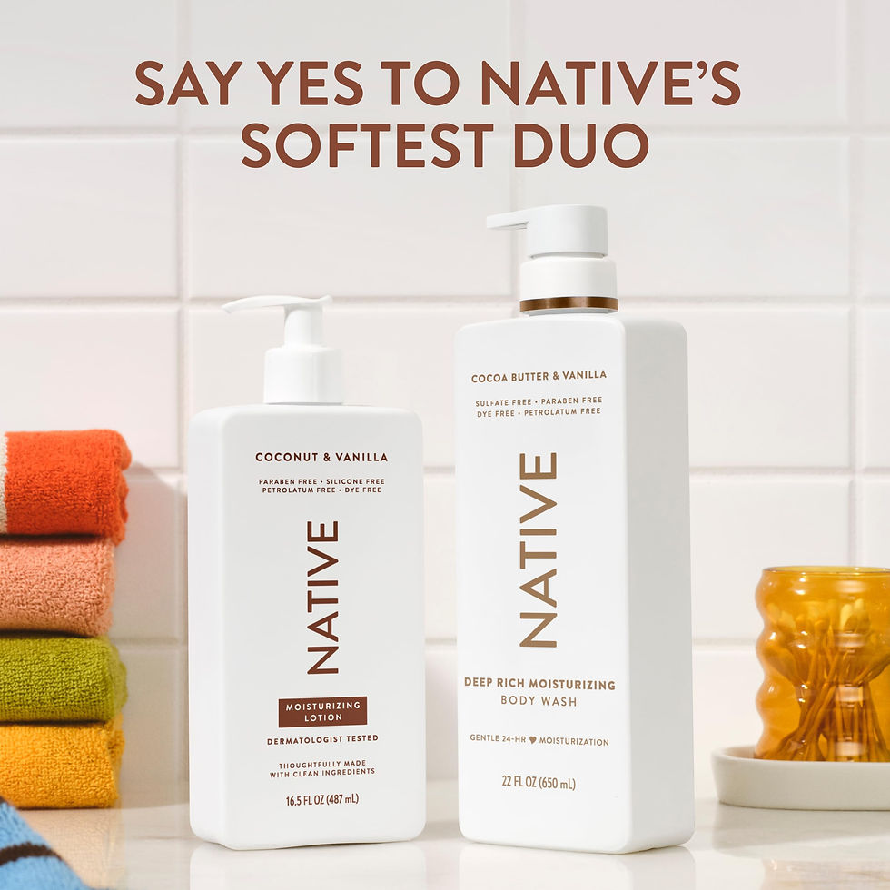Thumbnail: Native Moisturizing Body Wash, Cocoa Butter & Vanilla, 24-Hour Hydration for ...