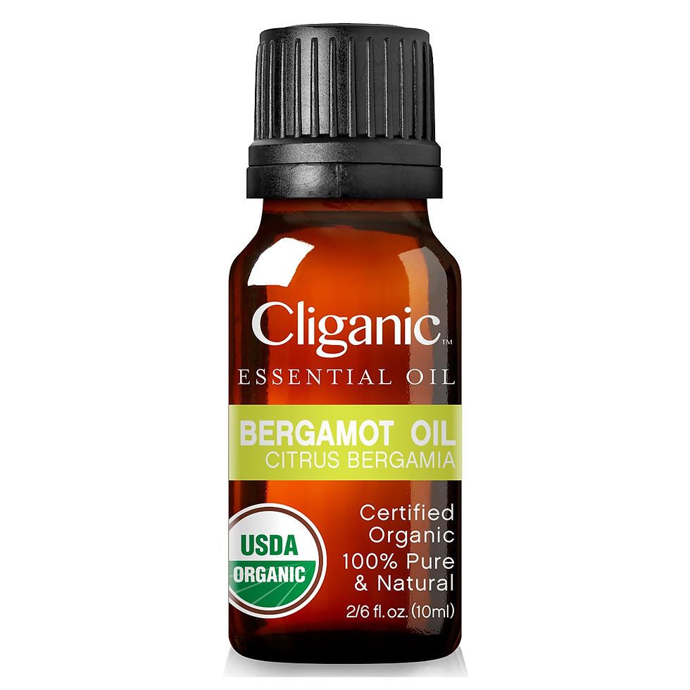 Thumbnail: Cliganic Organic Bergamot Essential Oil, 100% Pure Natural for Aromatherapy |...