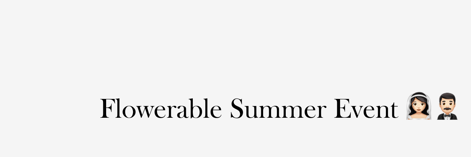 Summer-Bride with Flowerable content media