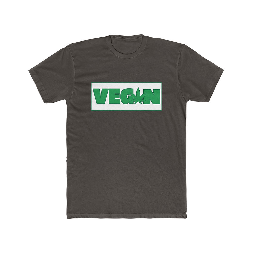 Thumbnail: Vegan, Men's Cotton Crew Tee