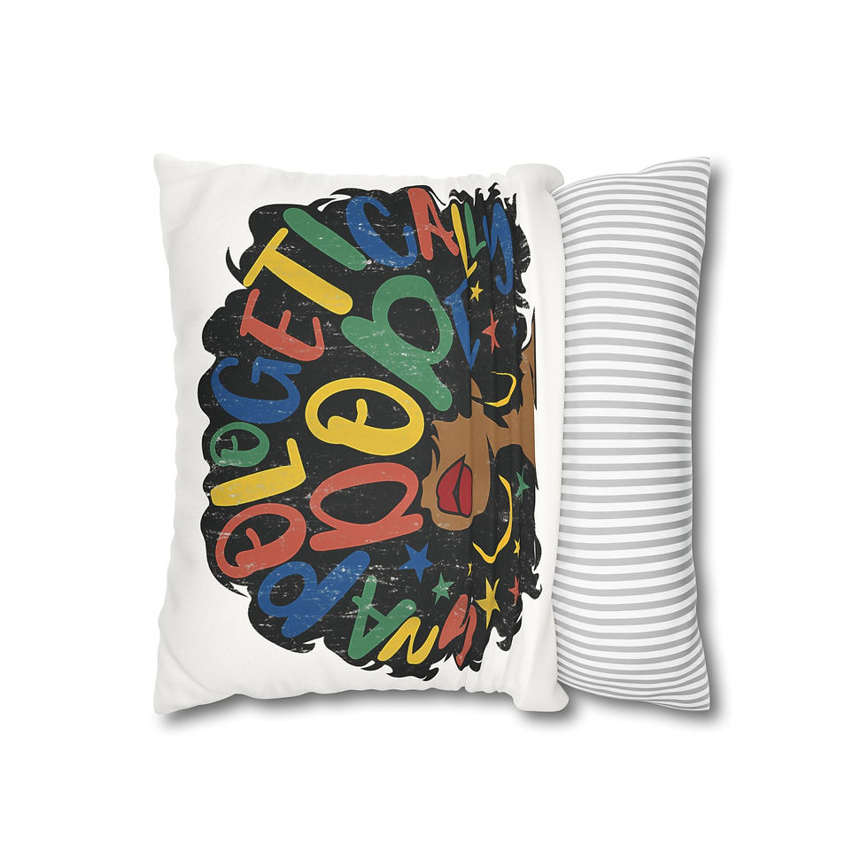Thumbnail: Bold Afrocentric Pillowcase - Unapologetically Dope Decor