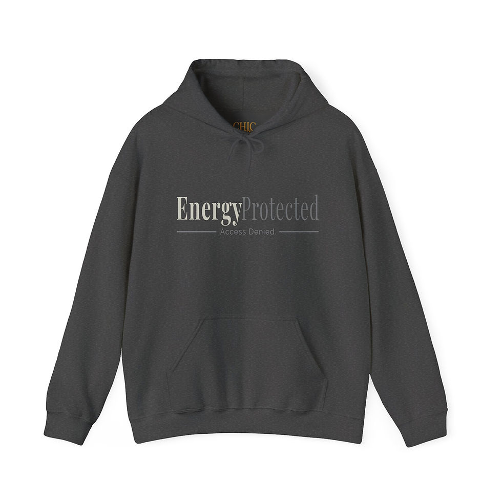 Thumbnail: Energy Protected Hoodie Dark  – Boundaries & Boss Energy