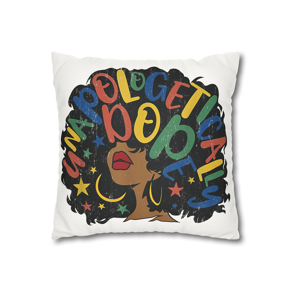 Thumbnail: Bold Afrocentric Pillowcase - Unapologetically Dope Decor