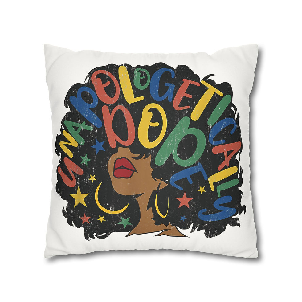 Thumbnail: Bold Afrocentric Pillowcase - Unapologetically Dope Decor