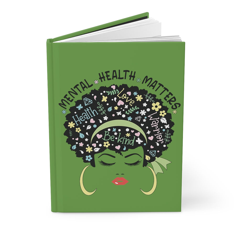 Thumbnail: Mental Health Matters - Ivy Green, Hardcover Journal Matte